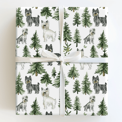 Snow Day for Scottish Terriers - Wrapping Paper - Aspen & Arlo
