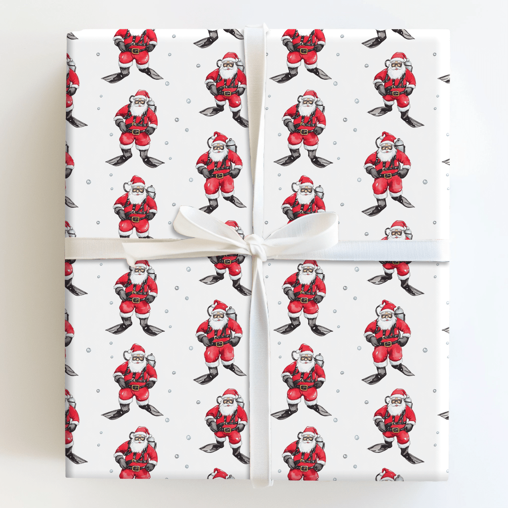 Santa at Sea - Wrapping Paper - Aspen & Arlo