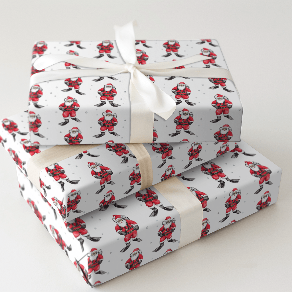 Santa at Sea - Wrapping Paper - Aspen & Arlo