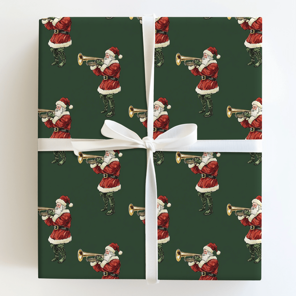 Golden Horn Groove - Wrapping Paper - Aspen & Arlo