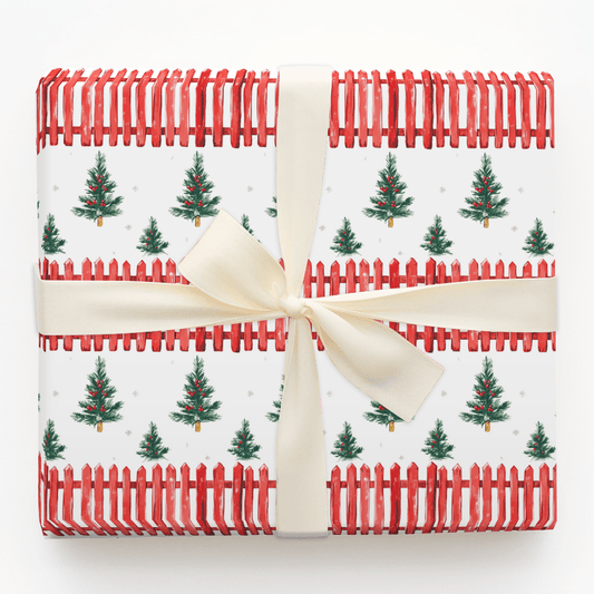 Picket Fence - Wrapping Paper - Aspen & Arlo