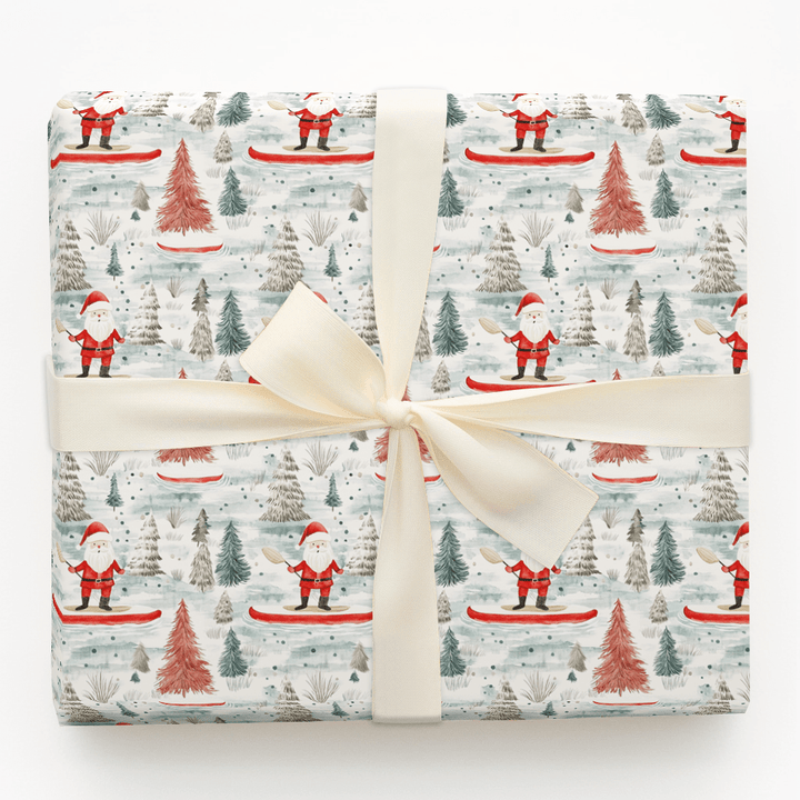 Tinsel Toes and Paddle Flows - Wrapping Paper - Aspen & Arlo