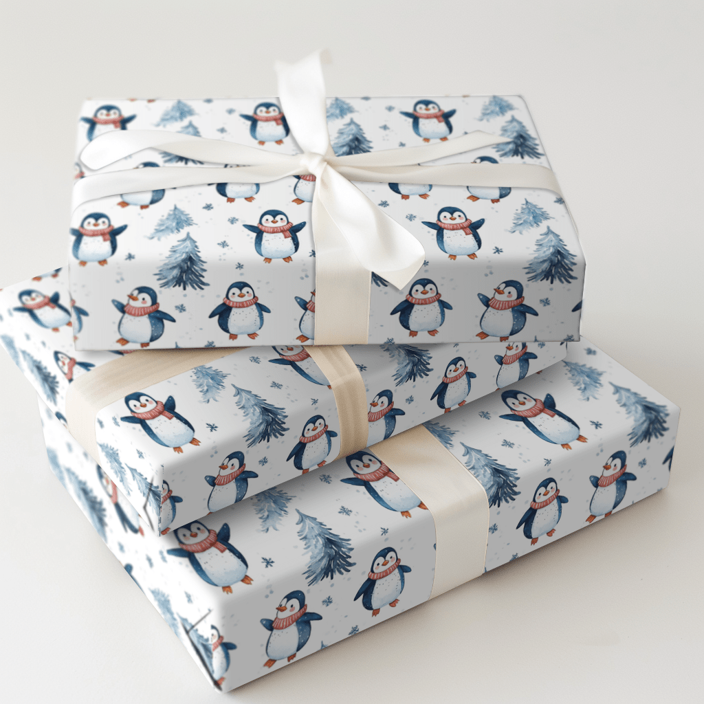 Ice Capades - Wrapping Paper - Aspen & Arlo