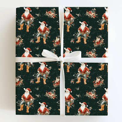 Christmas Cowboy - Wrapping Paper - Aspen & Arlo