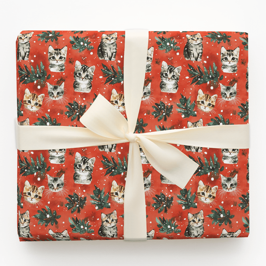 Christmas Tabby - Wrapping Paper - Aspen & Arlo