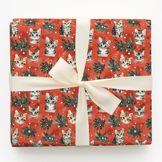 Christmas Tabby - Wrapping Paper - Aspen & Arlo