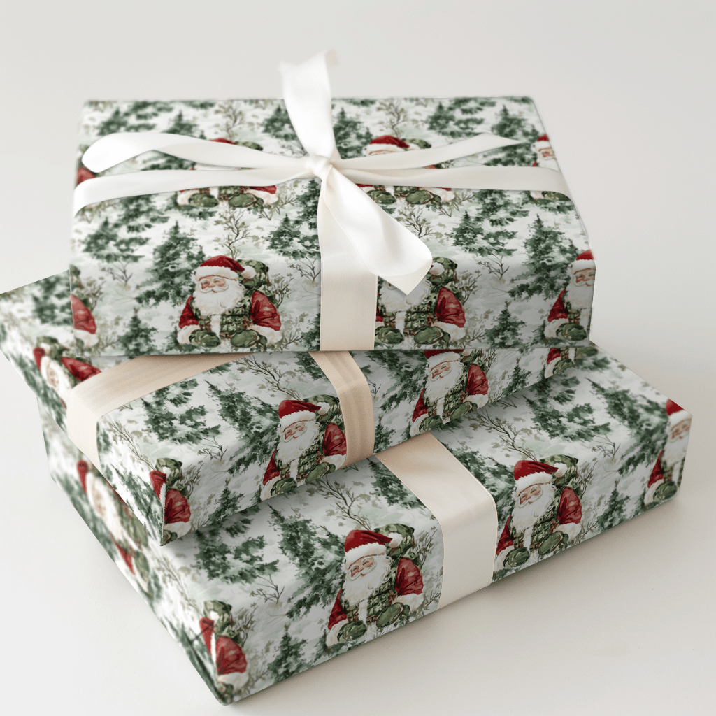 Santa Target - Wrapping Paper - Aspen & Arlo