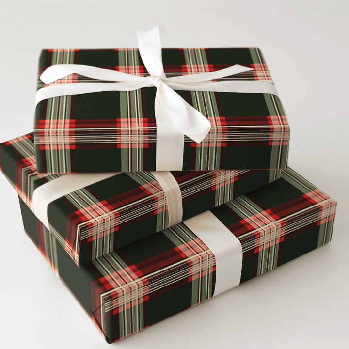 Evergreen Plaid - Wrapping Paper - Aspen & Arlo