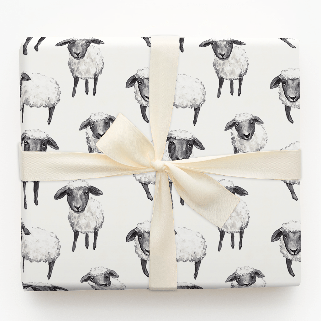 Herd of Sheep - Wrapping Paper - Aspen & Arlo