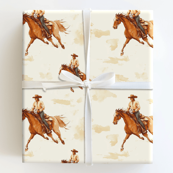 Golden Gallop - Wrapping Paper - Aspen & Arlo