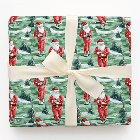Santa's Handicap - Wrapping Paper - Aspen & Arlo