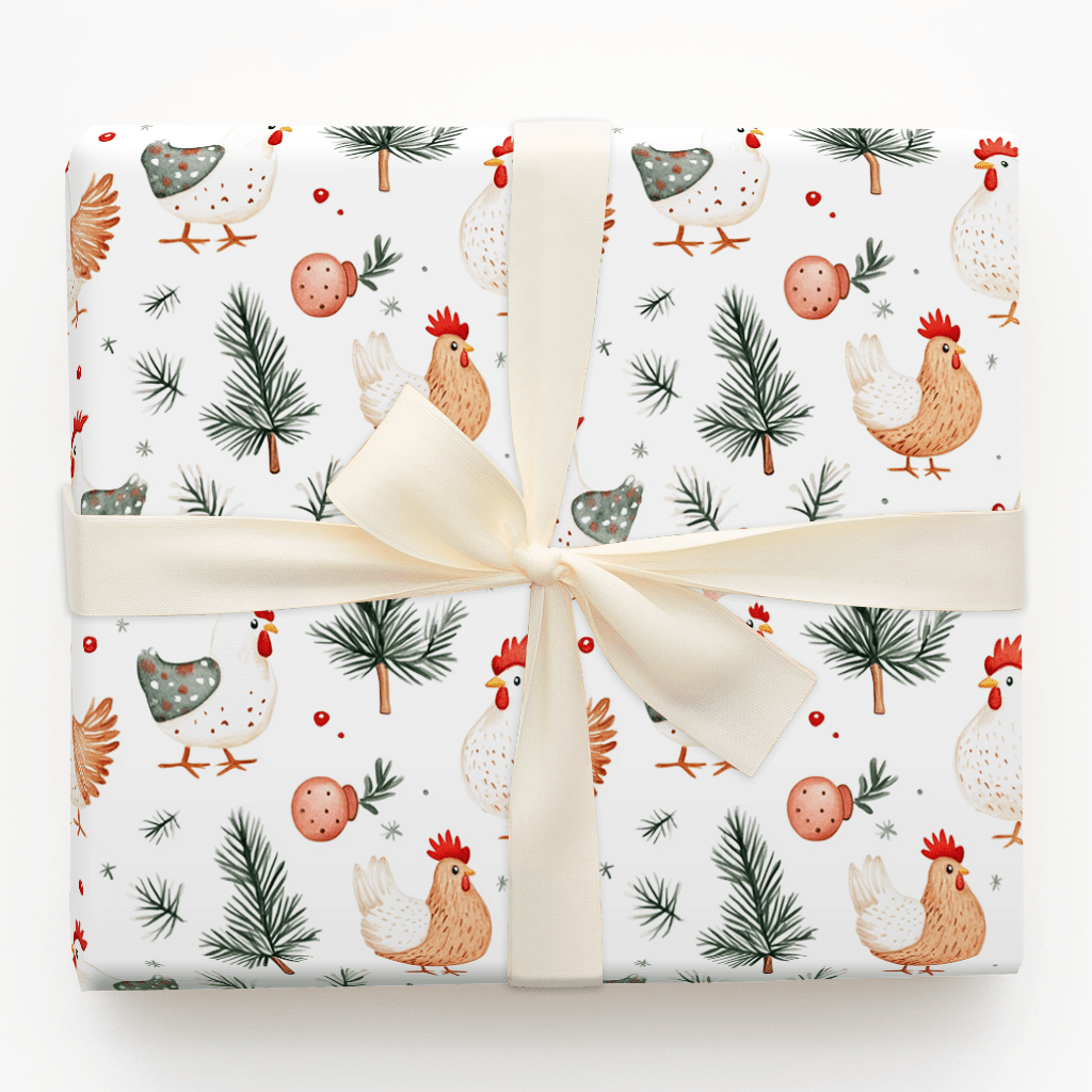 Don't Be a Chicken - Wrapping Paper - Aspen & Arlo
