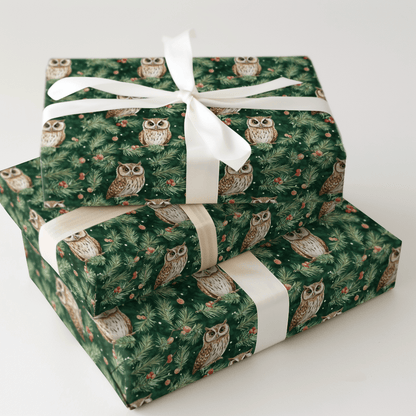 Night Owl Noel - Wrapping Paper - Aspen & Arlo