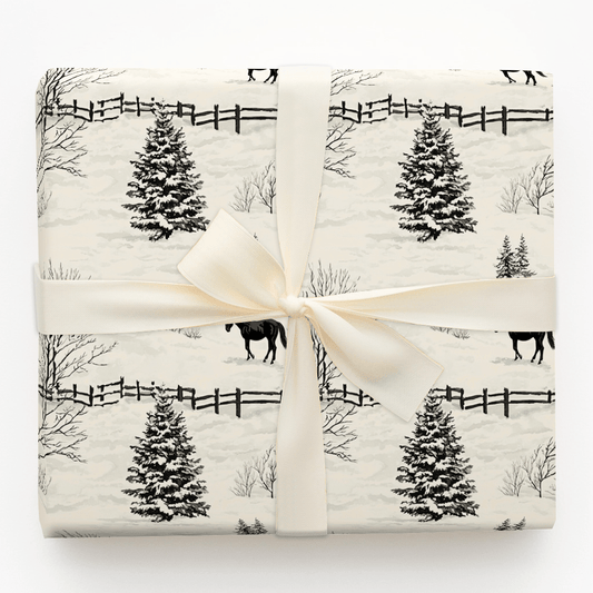 Charcoal Charmer - Wrapping Paper - Aspen & Arlo