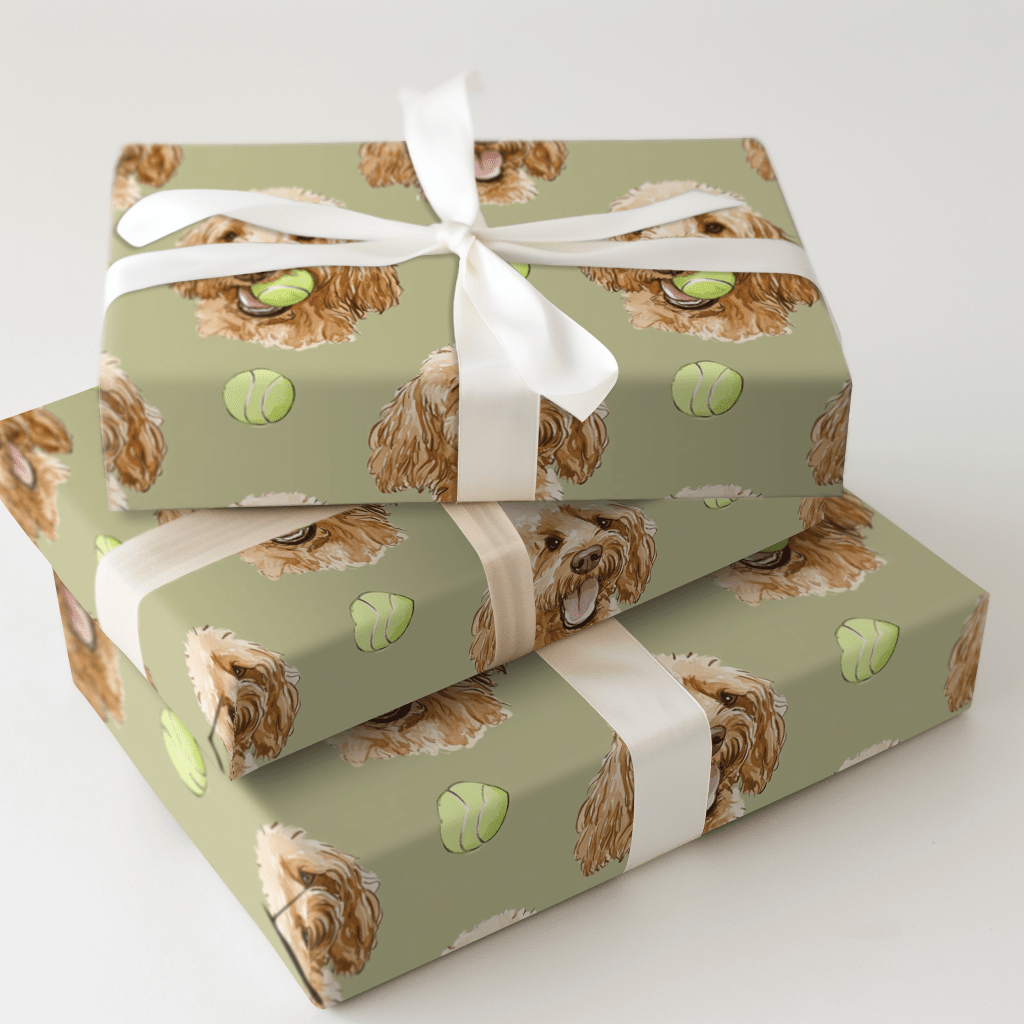 Fetch Me If You Can - Wrapping Paper - Aspen & Arlo