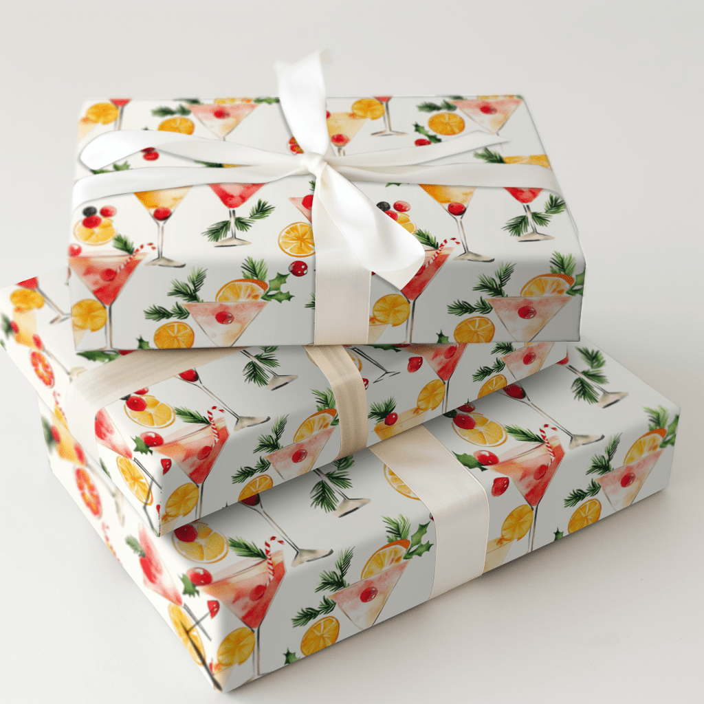 Five O'Clock Christmas - Wrapping Paper - Aspen & Arlo