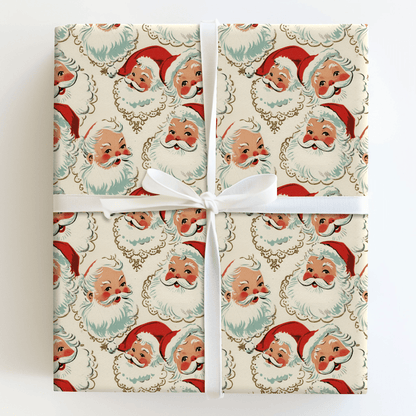 Flea Market Santa - Wrapping Paper - Aspen & Arlo