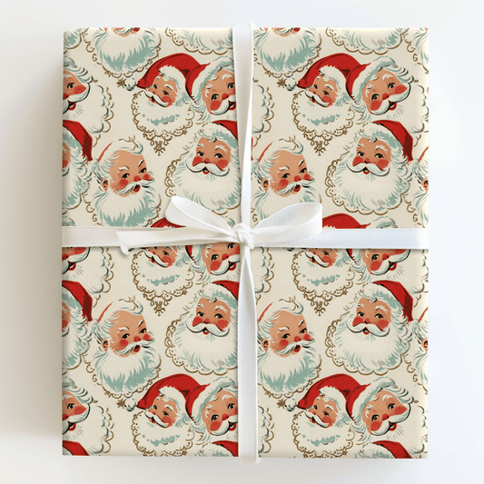 Flea Market Santa - Wrapping Paper - Aspen & Arlo