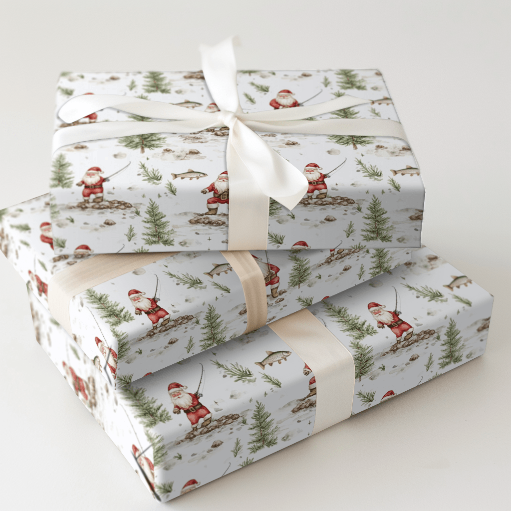 Flyin with Santa - Wrapping Paper - Aspen & Arlo