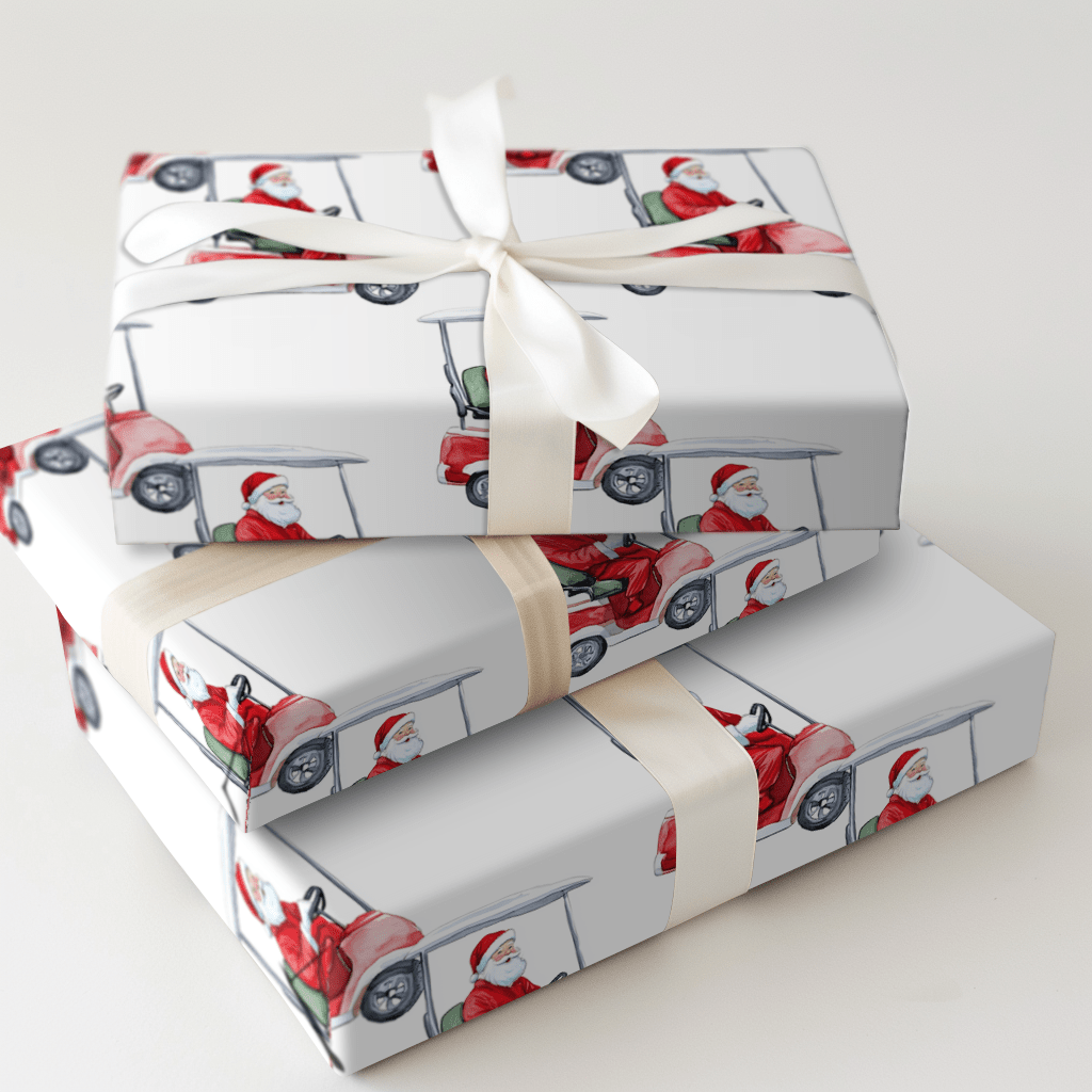 Fore the Claus - Wrapping Paper - Aspen & Arlo