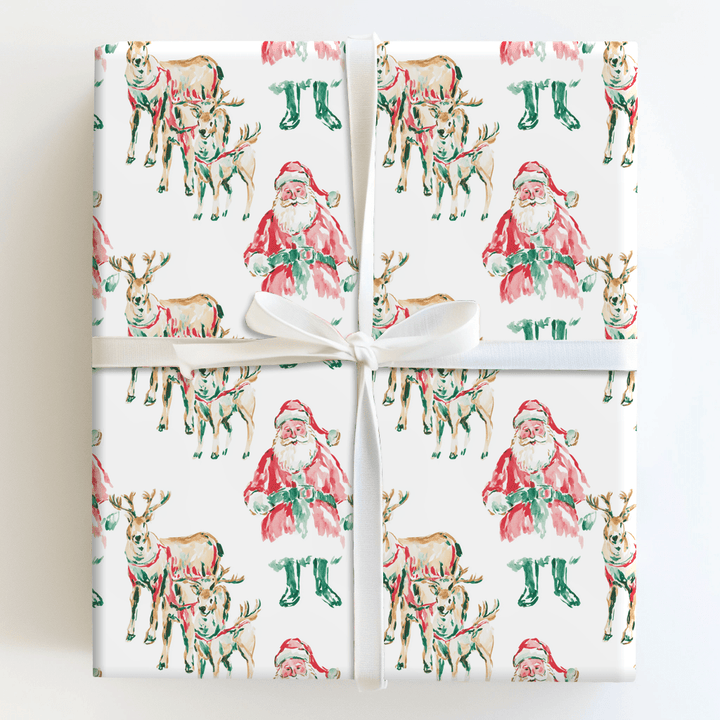 Friends of Santa - Wrapping Paper - Aspen & Arlo