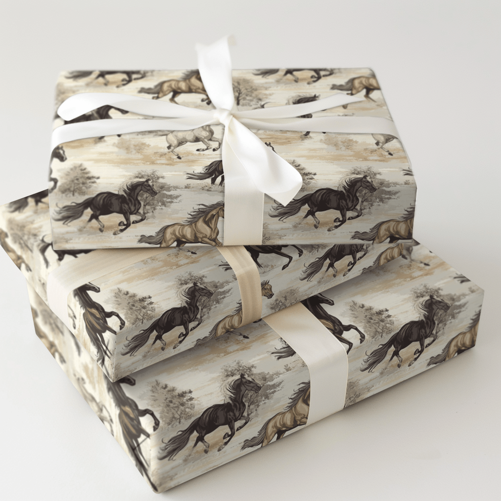 Gallop in Style - Wrapping Paper - Aspen & Arlo