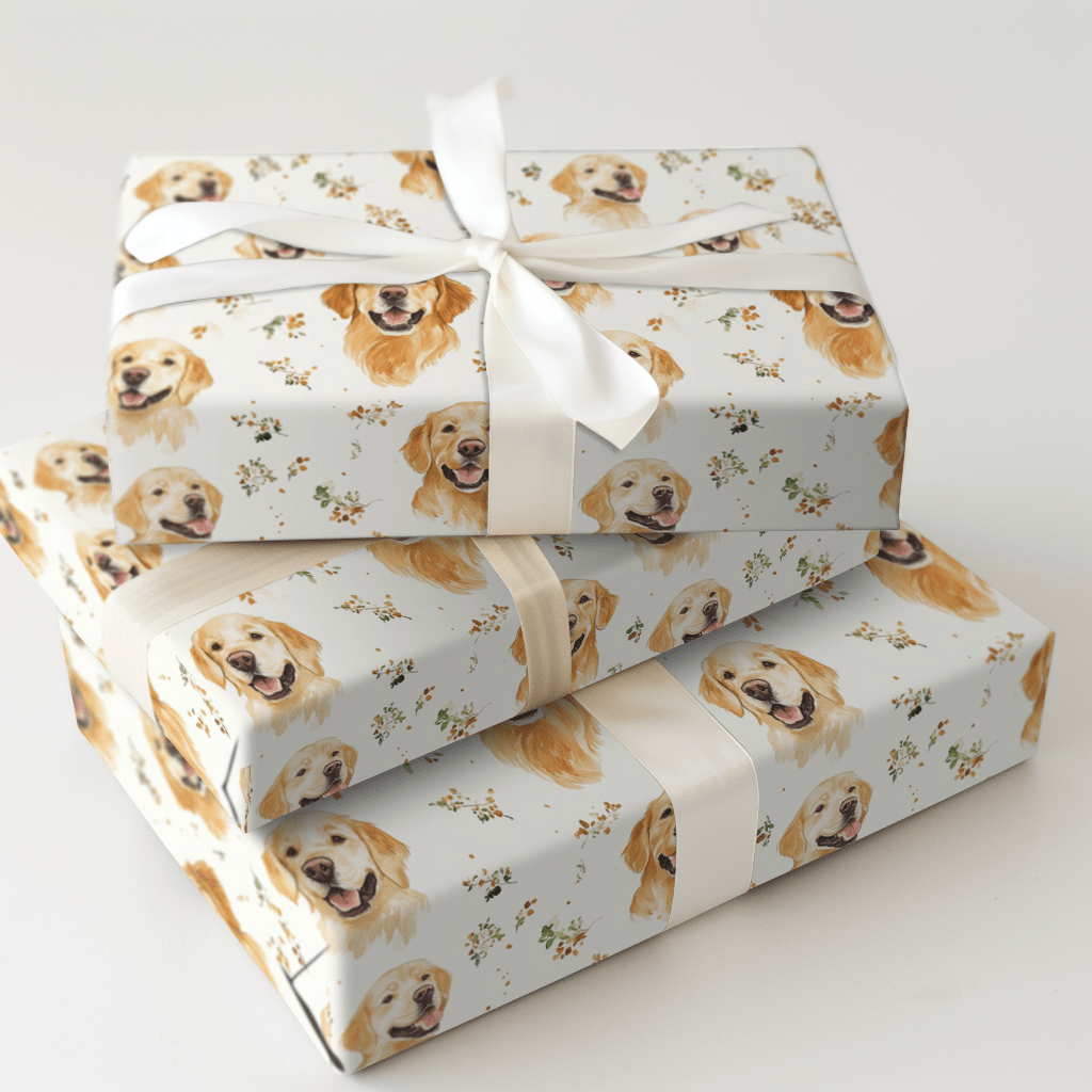 Golden Glow - Wrapping Paper - Aspen & Arlo