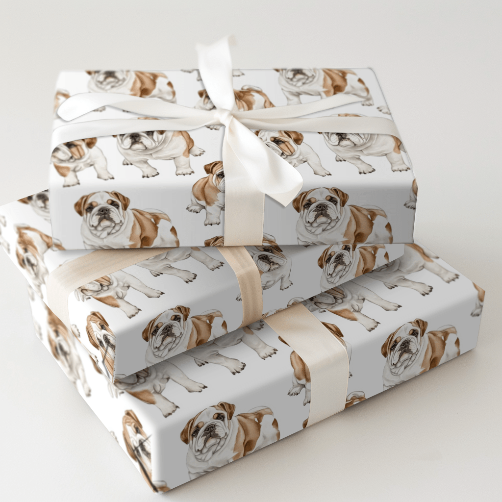 Good Ole Bulldog - Wrapping Paper - Aspen & Arlo