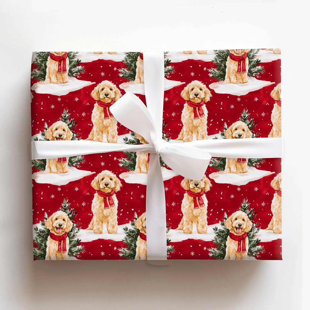 Hardy in Red - Wrapping Paper - Aspen & Arlo