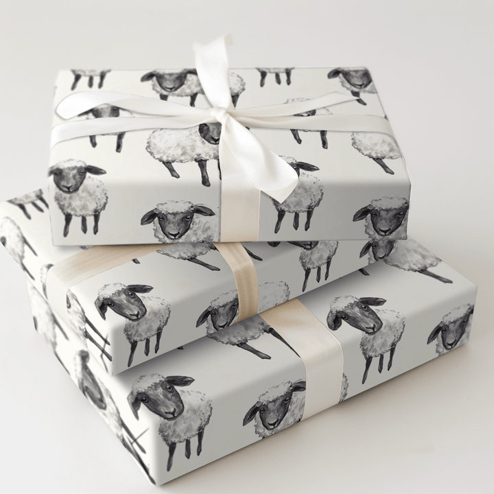 Herd of Sheep - Wrapping Paper - Aspen & Arlo