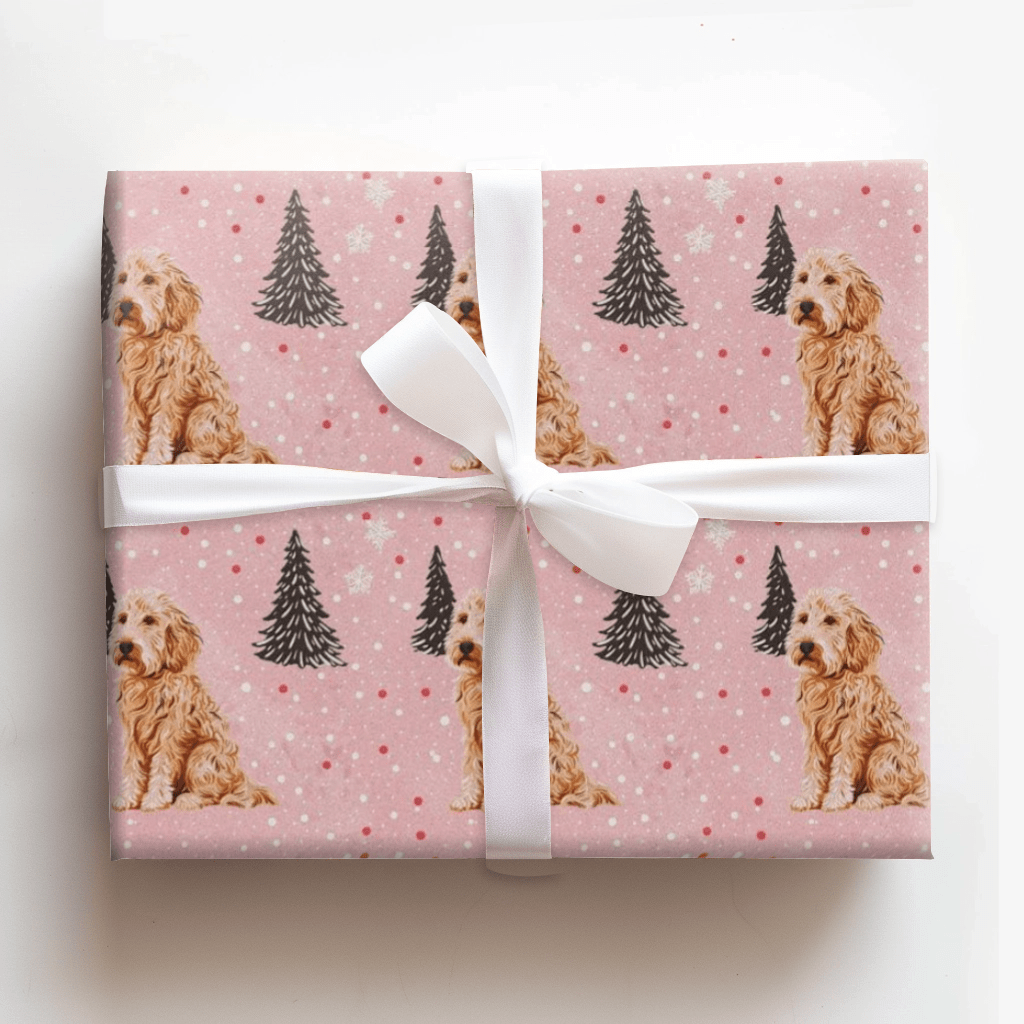 Holly Jolly Doodle - Wrapping Paper - Aspen & Arlo