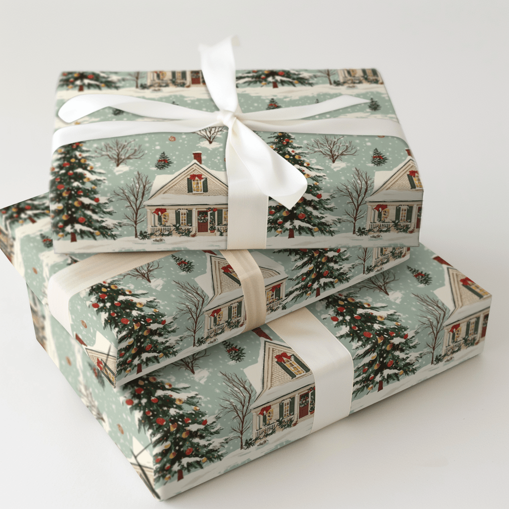 Home for the Holidays - Wrapping Paper - Aspen & Arlo