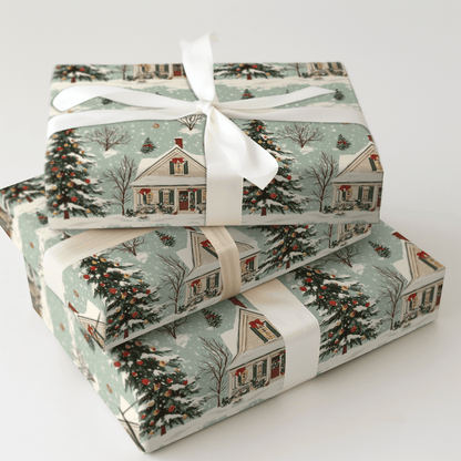 Home for the Holidays - Wrapping Paper - Aspen & Arlo