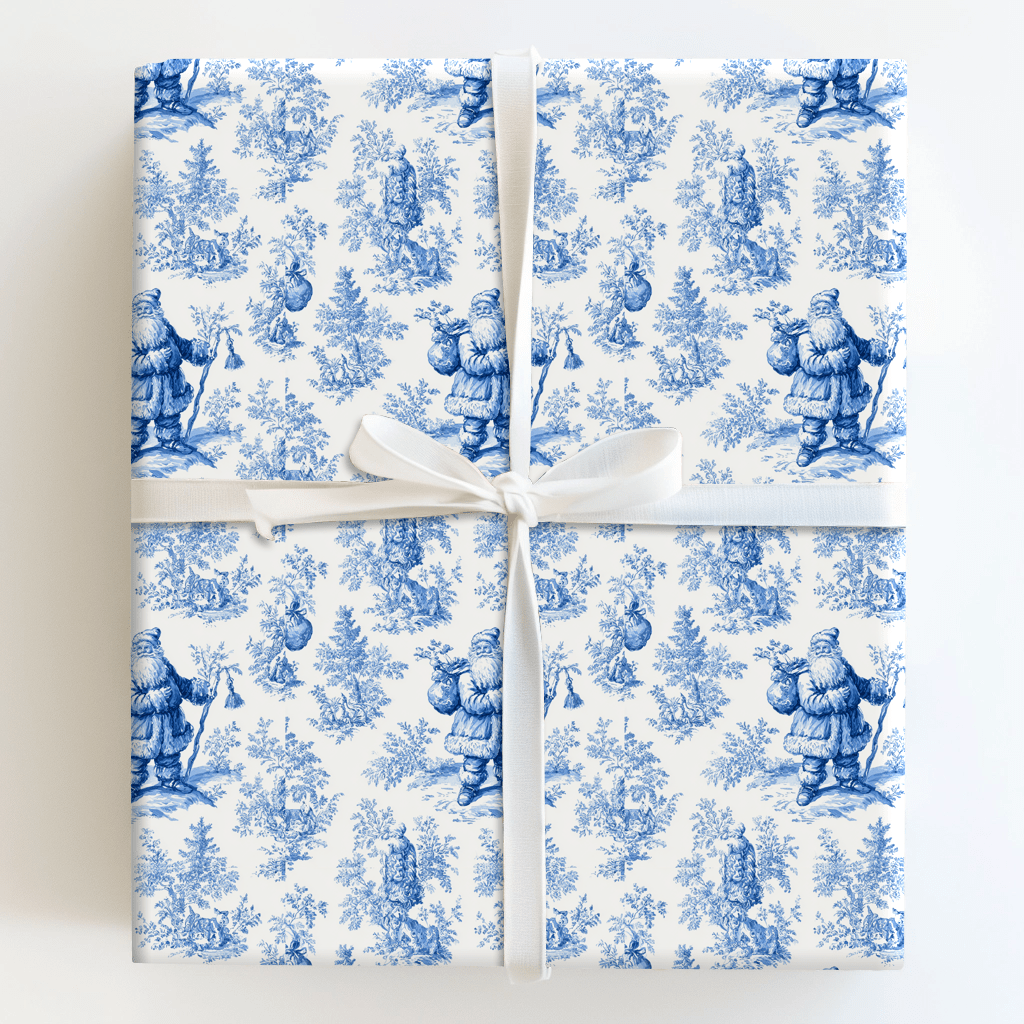 Jolly in Toile - Wrapping Paper - Aspen & Arlo