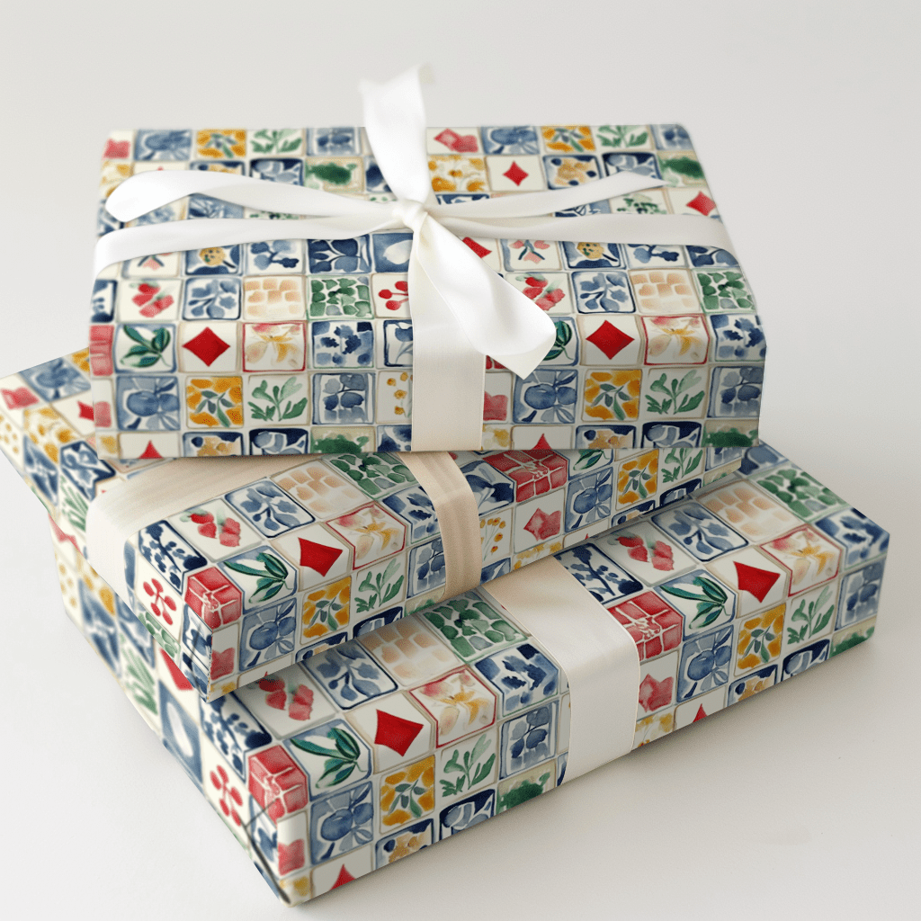 Mahjong Party - Wrapping Paper - Aspen & Arlo