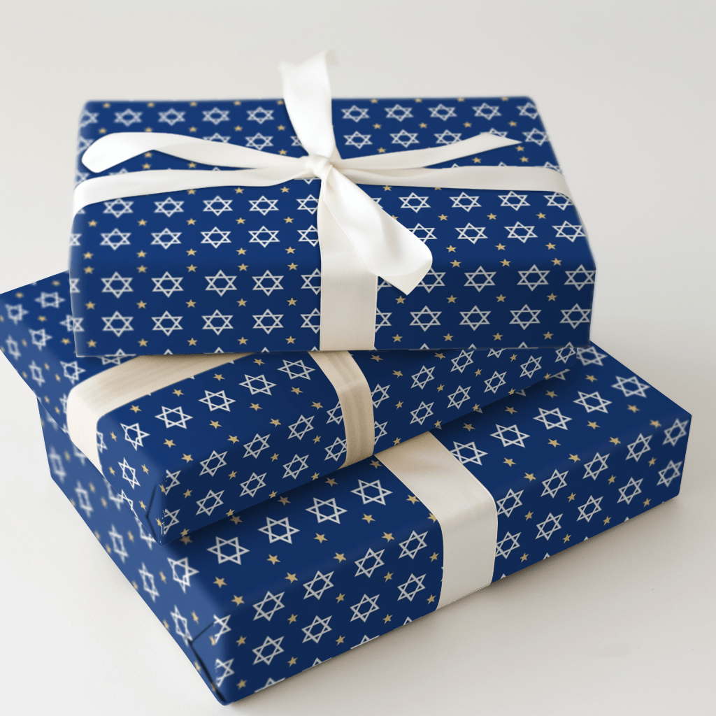 Mazel Stars - Wrapping Paper - Aspen & Arlo