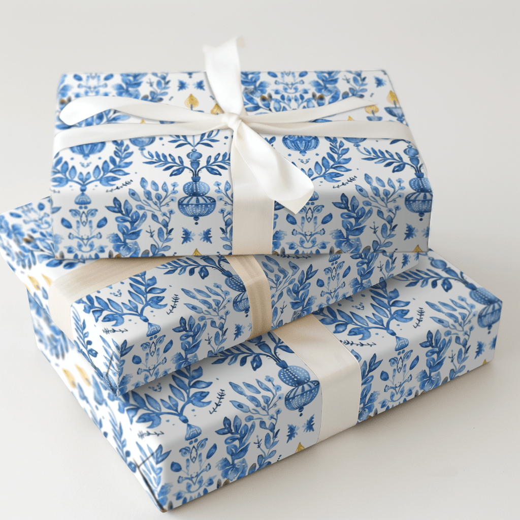 Menorah Magic - Wrapping Paper - Aspen & Arlo