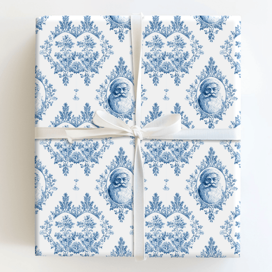 Merry and Blue - Wrapping Paper - Aspen & Arlo