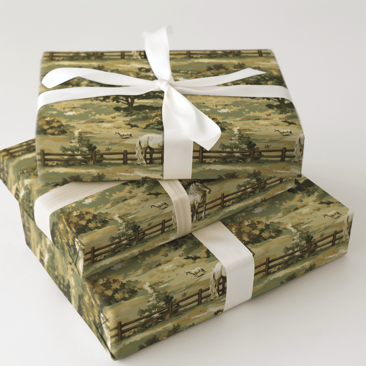 Mustang Morning - Wrapping Paper - Aspen & Arlo