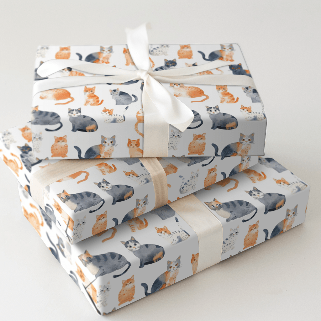 Nine Lives - Wrapping Paper - Aspen & Arlo