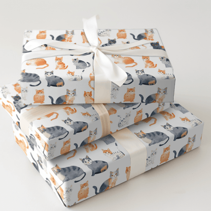 Nine Lives - Wrapping Paper - Aspen & Arlo