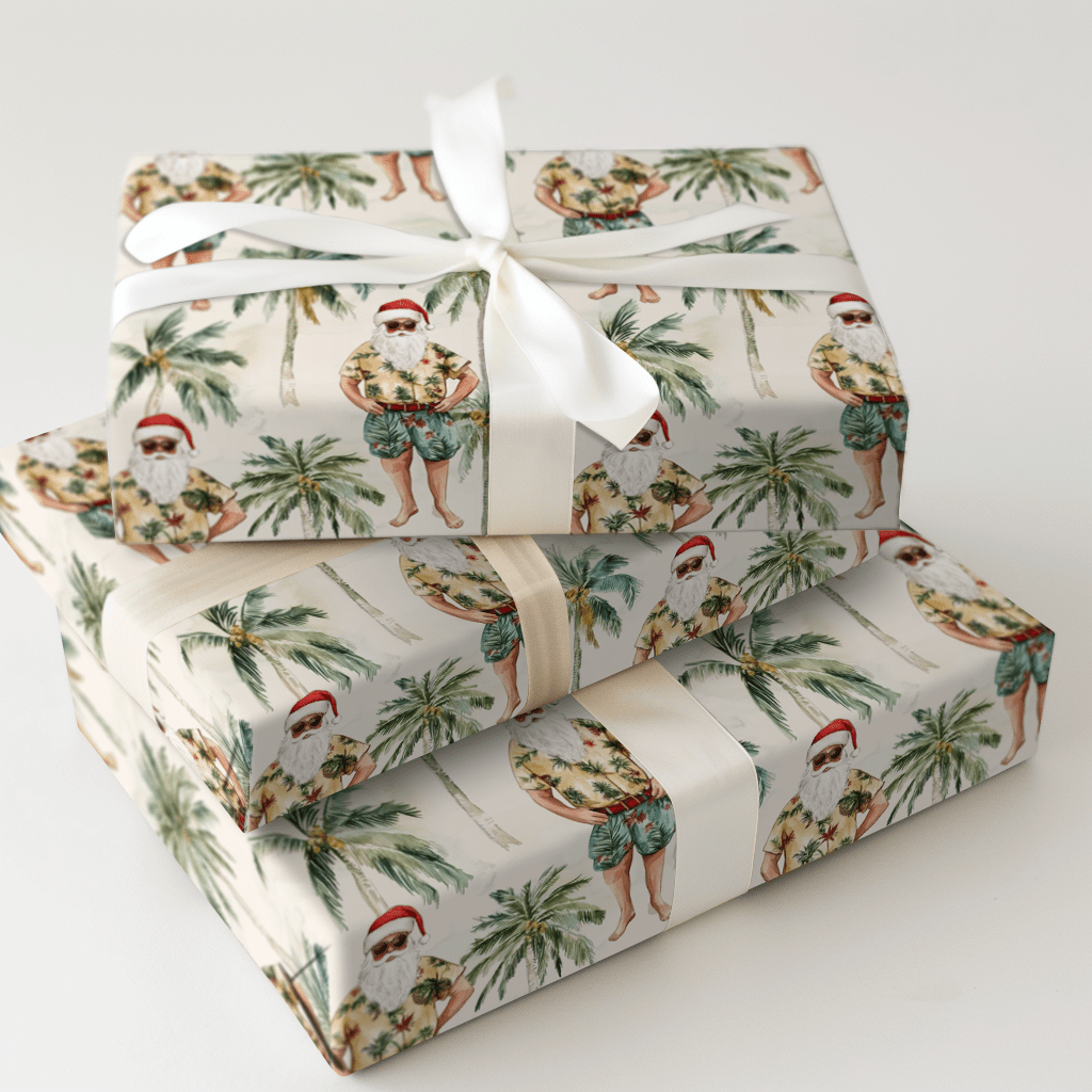 On Santa Time - Wrapping Paper - Aspen & Arlo