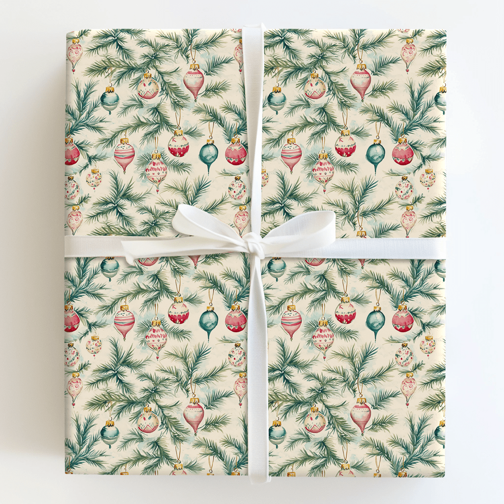 Ornamentally Yours - Wrapping Paper - Aspen & Arlo