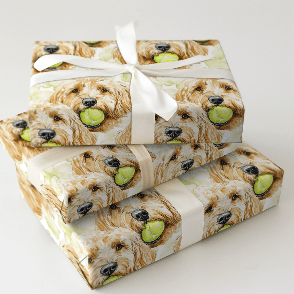 Pawfect Fetch - Wrapping Paper - Aspen & Arlo