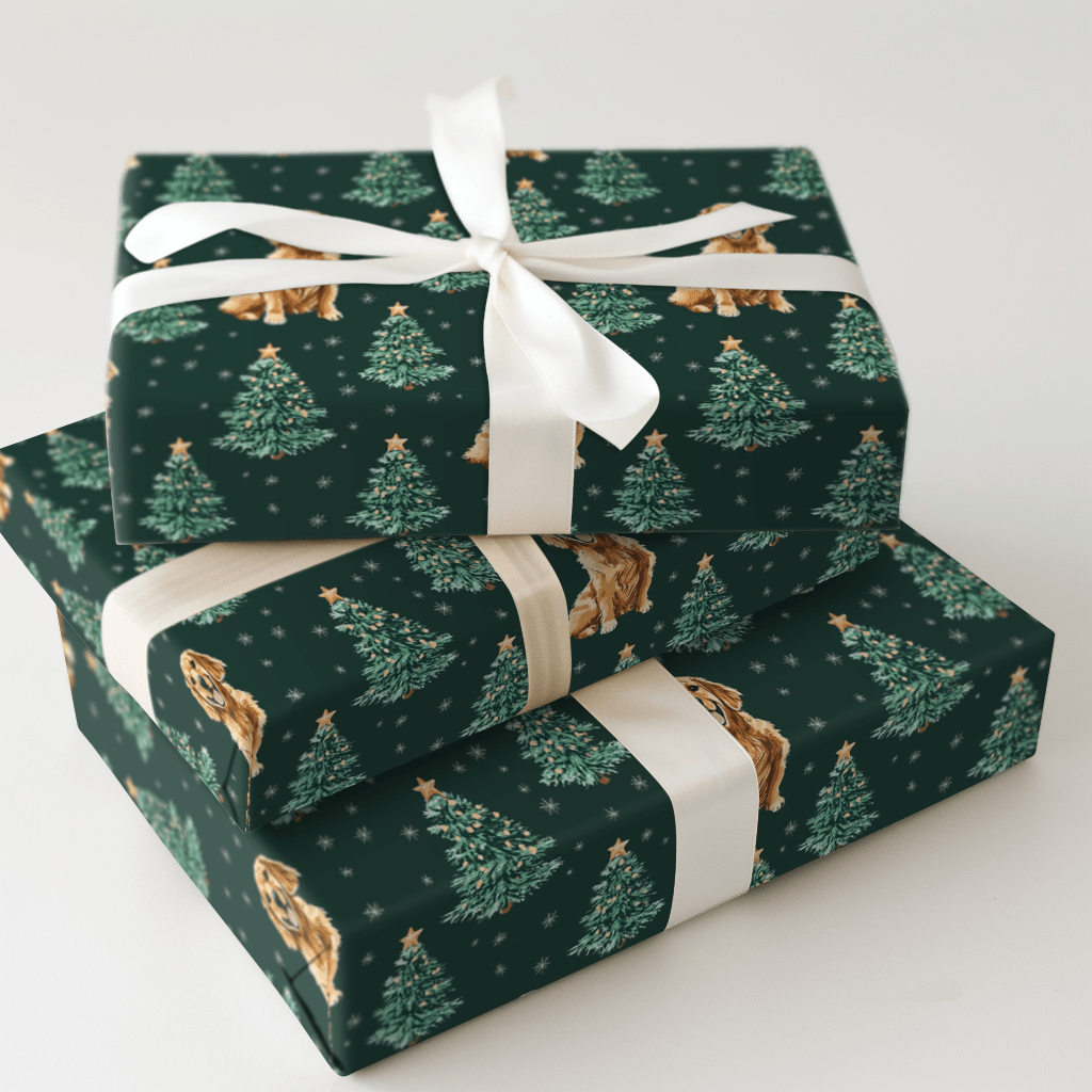Paws and Pine - Wrapping Paper - Aspen & Arlo