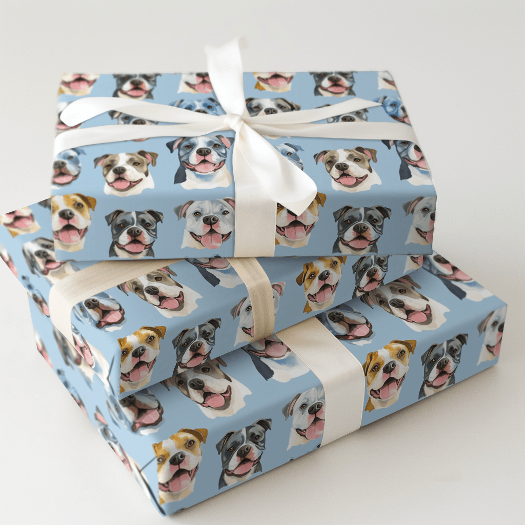 Pitbull Like It - Wrapping Paper - Aspen & Arlo