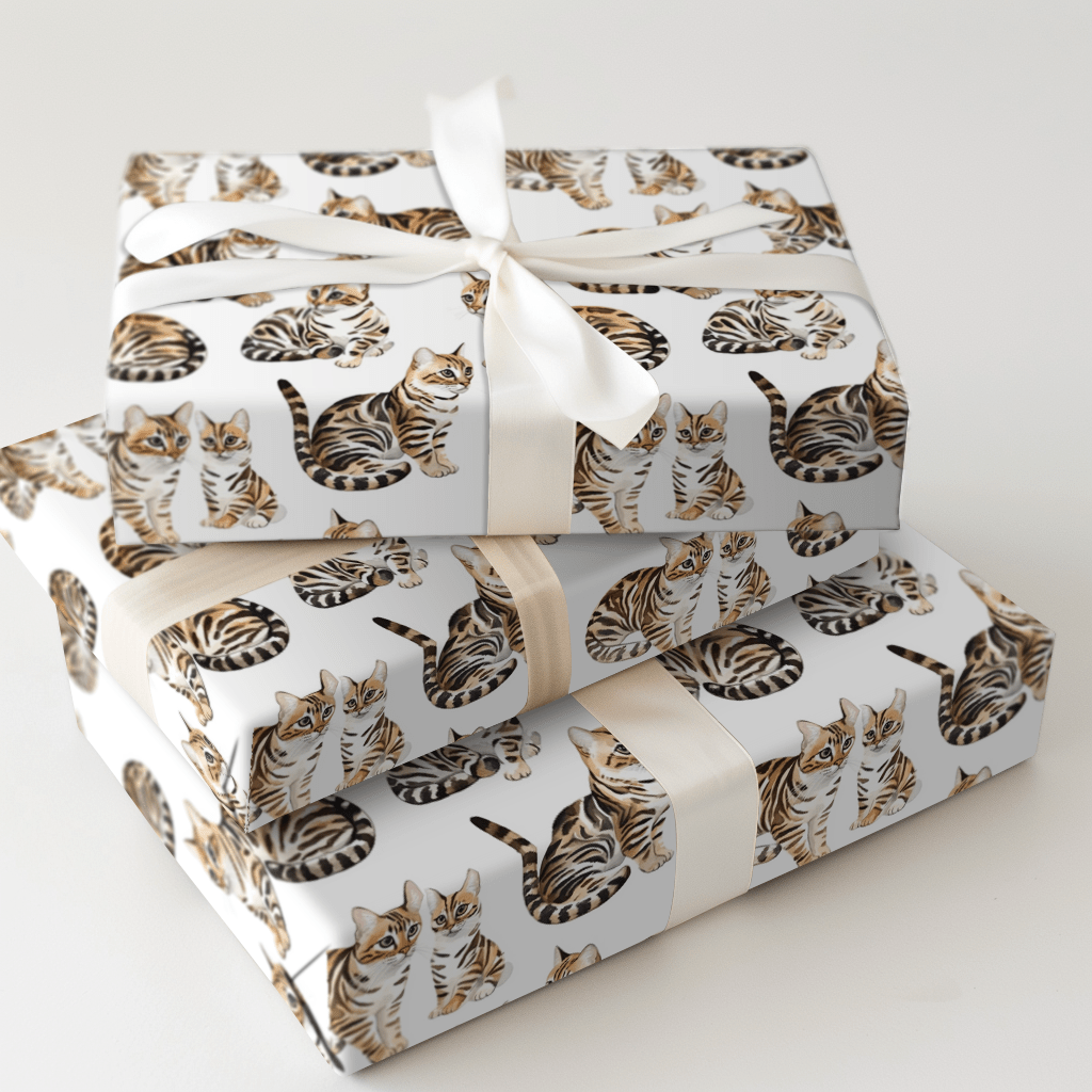 Quincy Bengal - Wrapping Paper - Aspen & Arlo