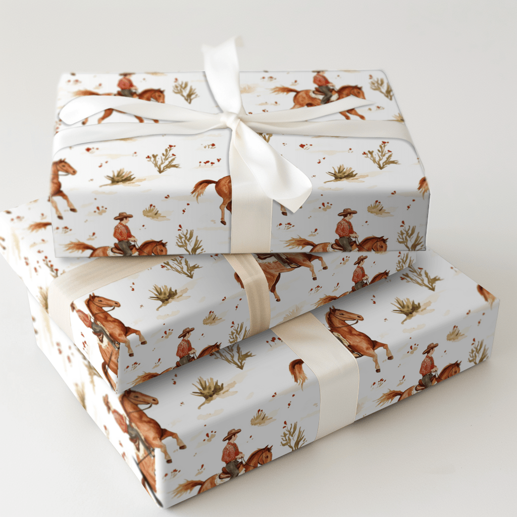Rein It In - Wrapping Paper - Aspen & Arlo