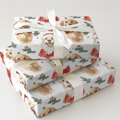 Retrieving Holiday Cheer - Wrapping Paper - Aspen & Arlo