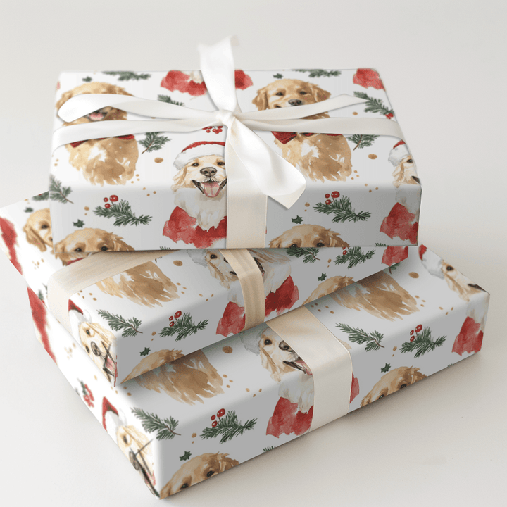Retrieving Holiday Cheer - Wrapping Paper - Aspen & Arlo